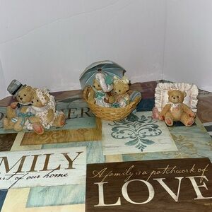 Cherished, teddies, figurines,